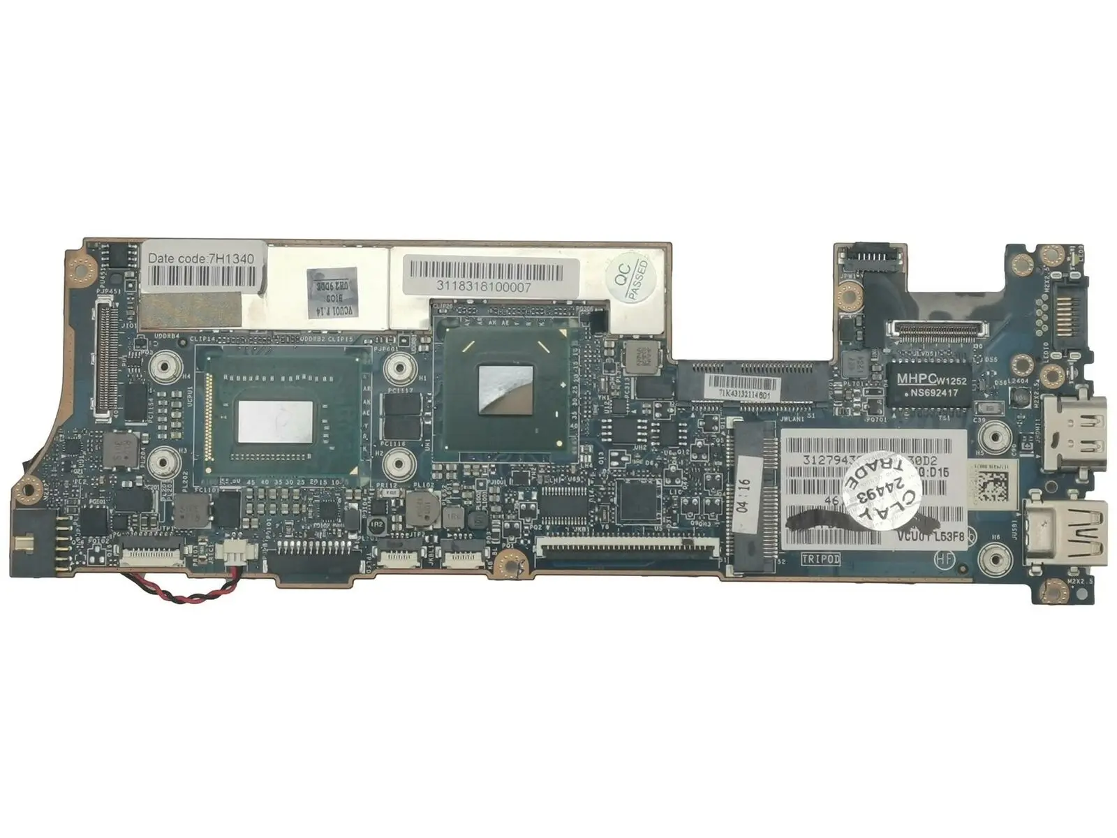 

Оригинальная материнская плата для HP Envy Spectre XT 13 702763-501 i5-3317U