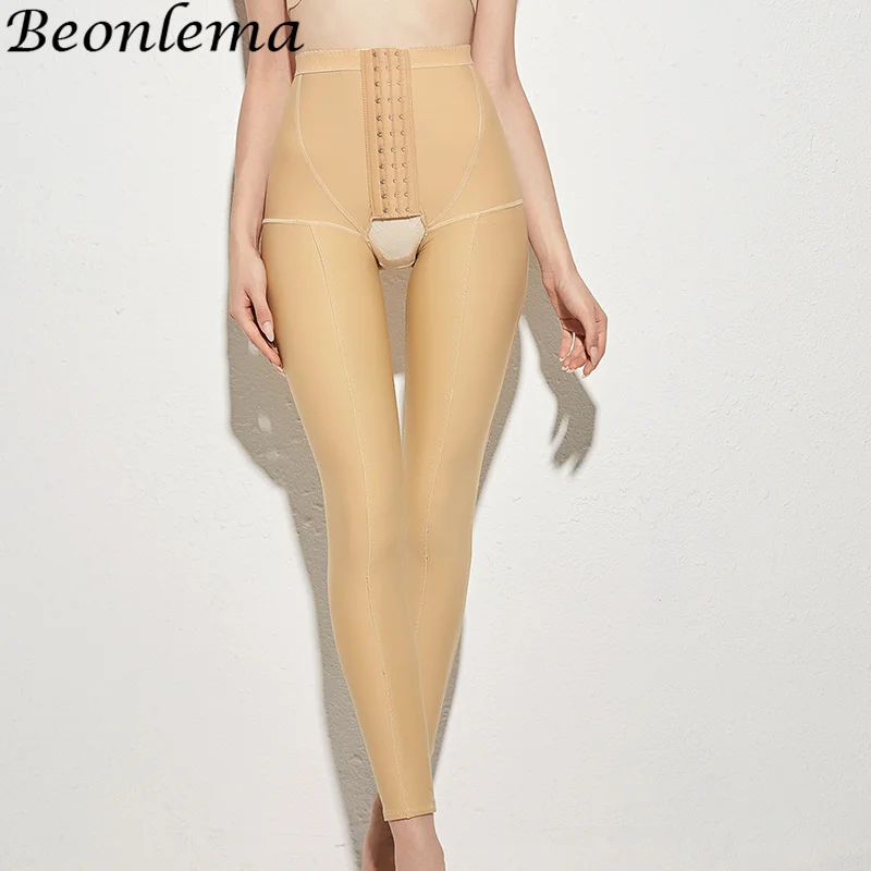 

Women's Body Shaper Postpartum Compression Liposuction Post Surgery Thigh Abdomen Medical Breasted Shapewear Long Pants