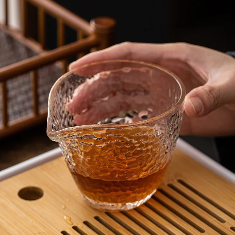 

210ml Heat-resistant Glass Tea Pitchers Gongdaobei Chahai Kungfu Tea Accessories Tea cup