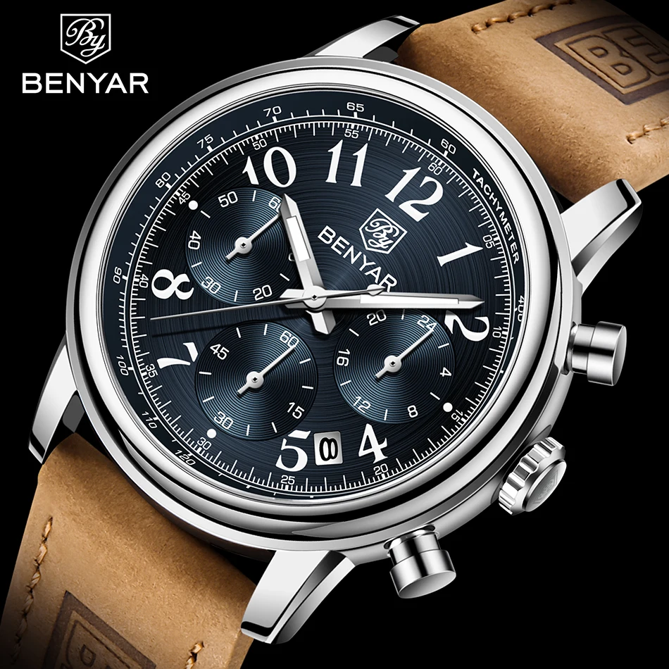 

Мужские водонепроницаемые кварцевые часы с календарем, в стиле милитари