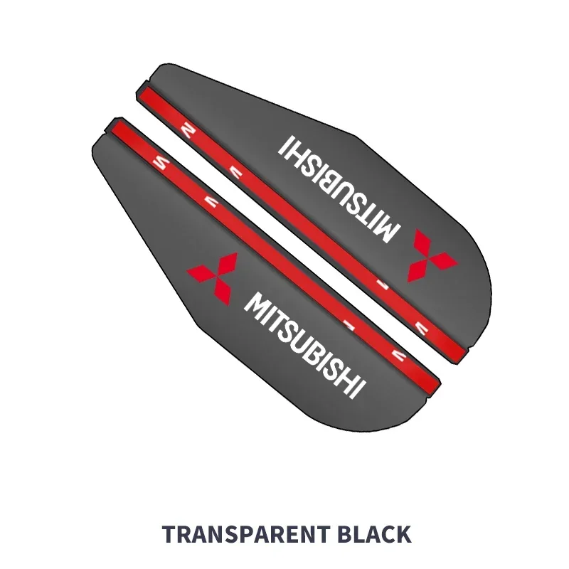 

2 шт. автомобильное зеркало заднего вида дождь наклейка для бровей для Mitsubishi логотип ASX Outlander Lancer Pajero Eclipse Galant Mirage аксессуары