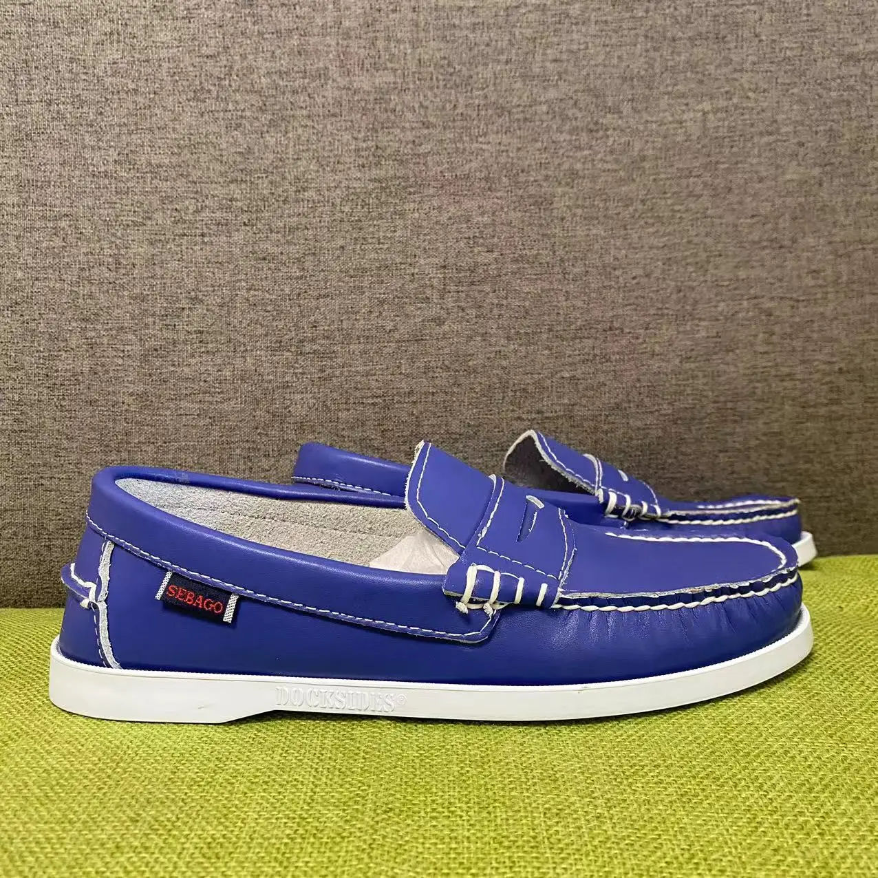 Аутентичные мужские туфли seбаго Homme Docksides-премиум натуральная замша кожа Moc носок