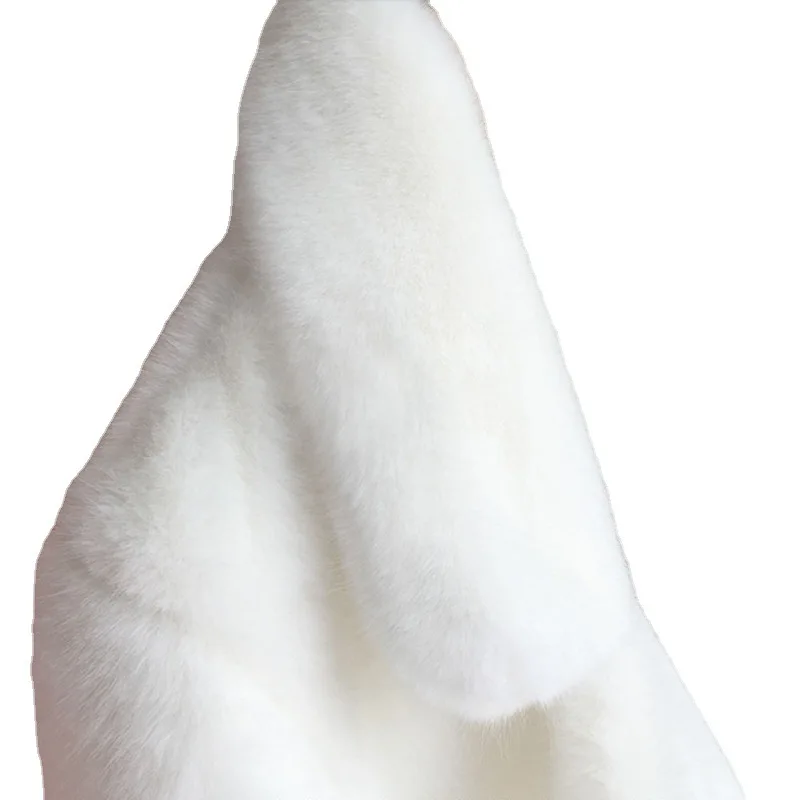 Winter Faux Fur Plush Warm Coat Men Cardigan Turn-down Collar Coat Men Long Sleeve Single-Breasted Thick Warm Fur Large Coat