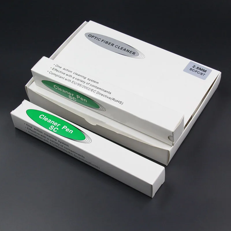2.5mm Universal Connector Fiber Optic Cleaner Cleaning Pen SC One Click Cleaner Fiber Optic Connector cleaning tool