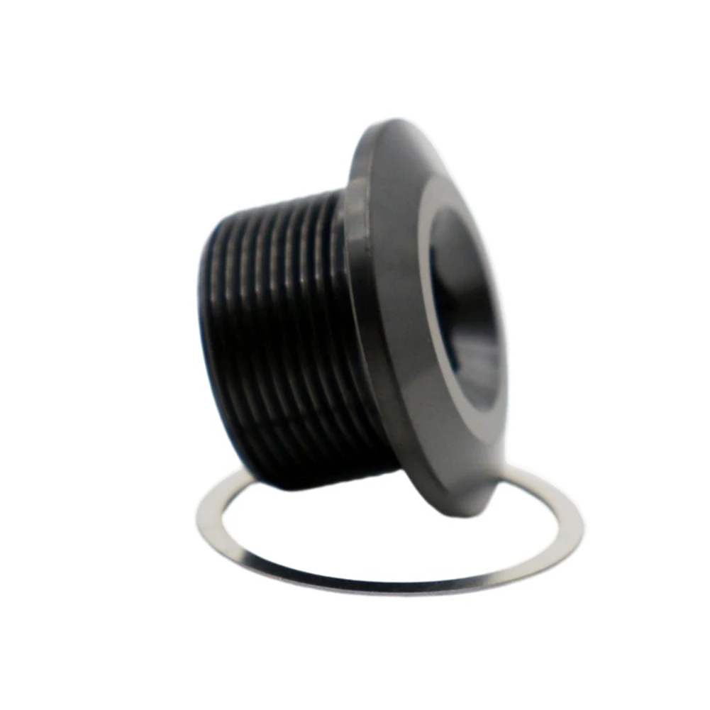 

Bolt Bicycle Crank Bolt Red Titanium Alloy Anti-thread Black Bike Titanium Alloy Screw For-Shimano XTR FC-M9100