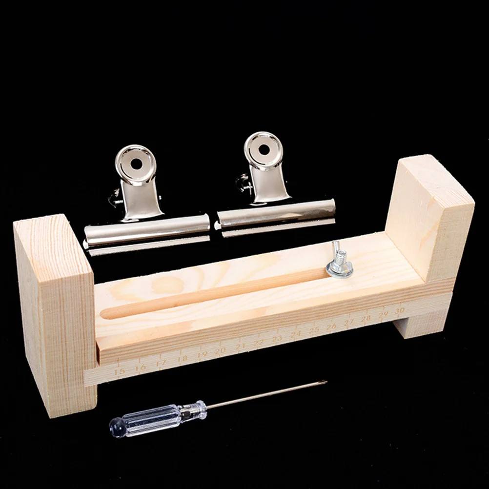 

23 X5cm Metal Bracelet Wristband Knitting Tool Wooden Bracelet Maker Braiding Tools Bamboo Wristband Maker Kit