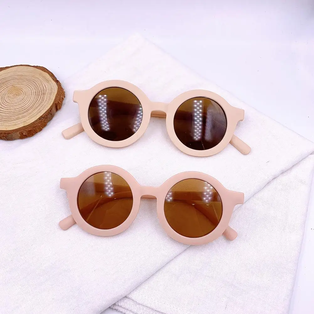 

Classic Fashion Rounds Children Sunglasses Baby New Plastic Boys And Girls Vintage Glasses Kids Out Door Sun Glasses