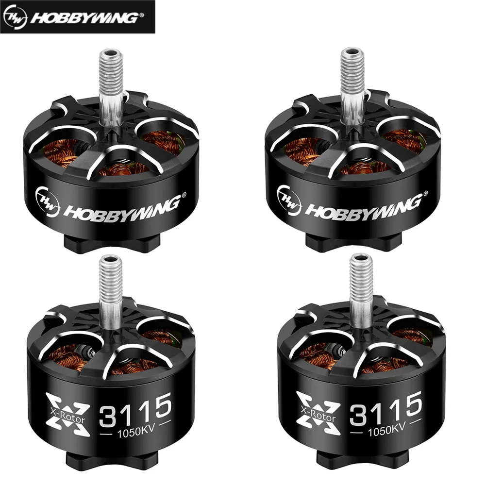 4 шт. Hobbywing XRotor 3115 900KV 1050KV 3110 1150KV 6S бесщеточный двигатель для FPV Freestyle 9 дюймов 10
