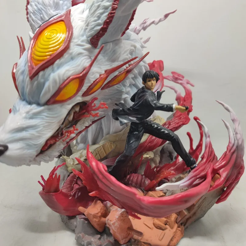 Человек с бензопилой аниме-фигурка Хаякава Аки фигурка со светом 25 см статуя из