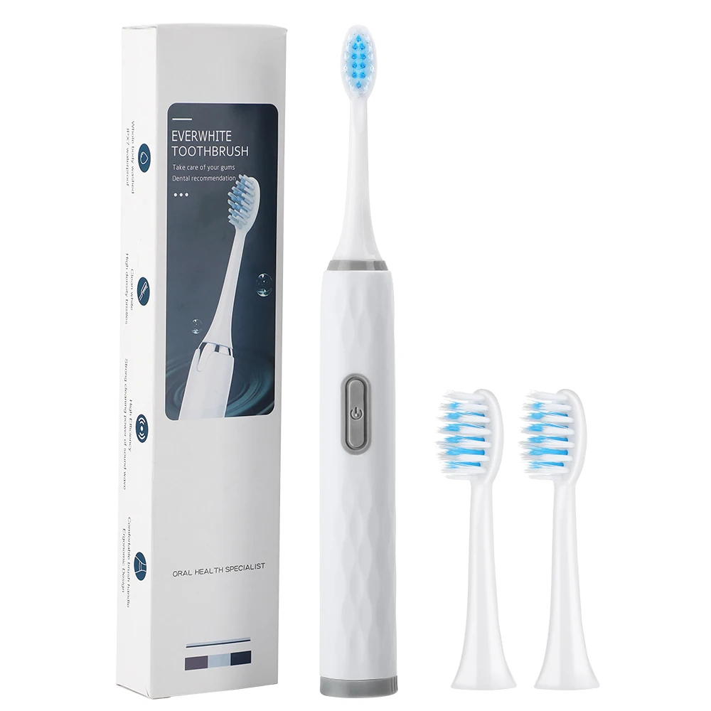 

Electric Toothbrush Sonic Vibration Soft Toothbrush Teeth Cleaner Household Dental Scaler Teeth Whitening Device IPX7