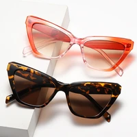 vintage oversized square cat eye sunglasses for women new fashion brand orange pink gradient sun glasses female shades uv400
