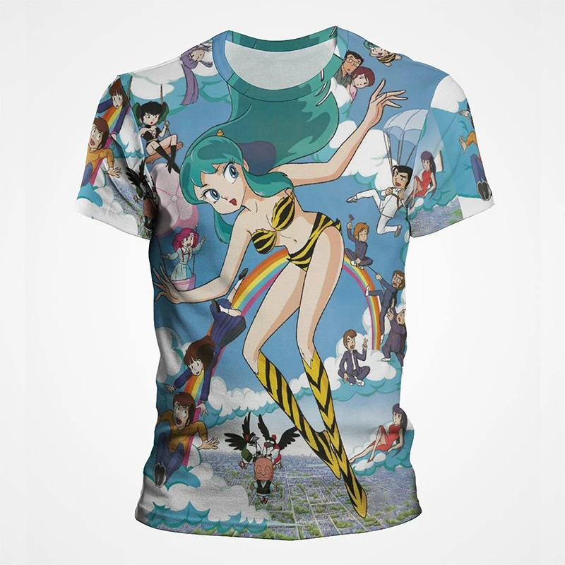 

Новая футболка с 3D-принтом японского аниме мультфильма, Мужская и Женская Модная и удобная футболка, спортивная одежда с короткими рукавами из мультфильма