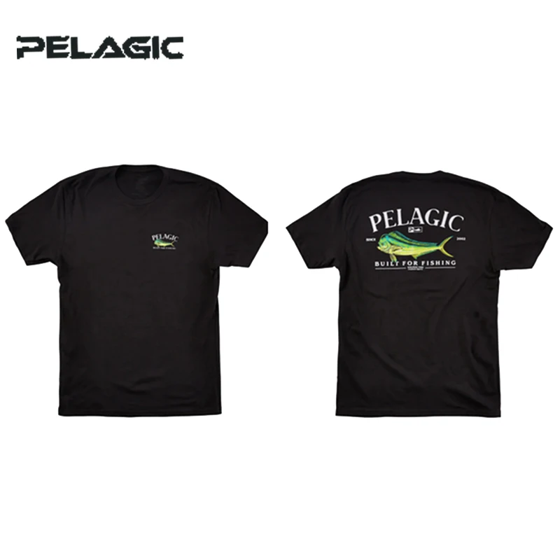 

PELAGIC Fishing Wear Performance Short-Sleeve T-Shirts Mens UPF50 Sun Protection Shirt Breathable Outdoor Sport Fishing Clothing