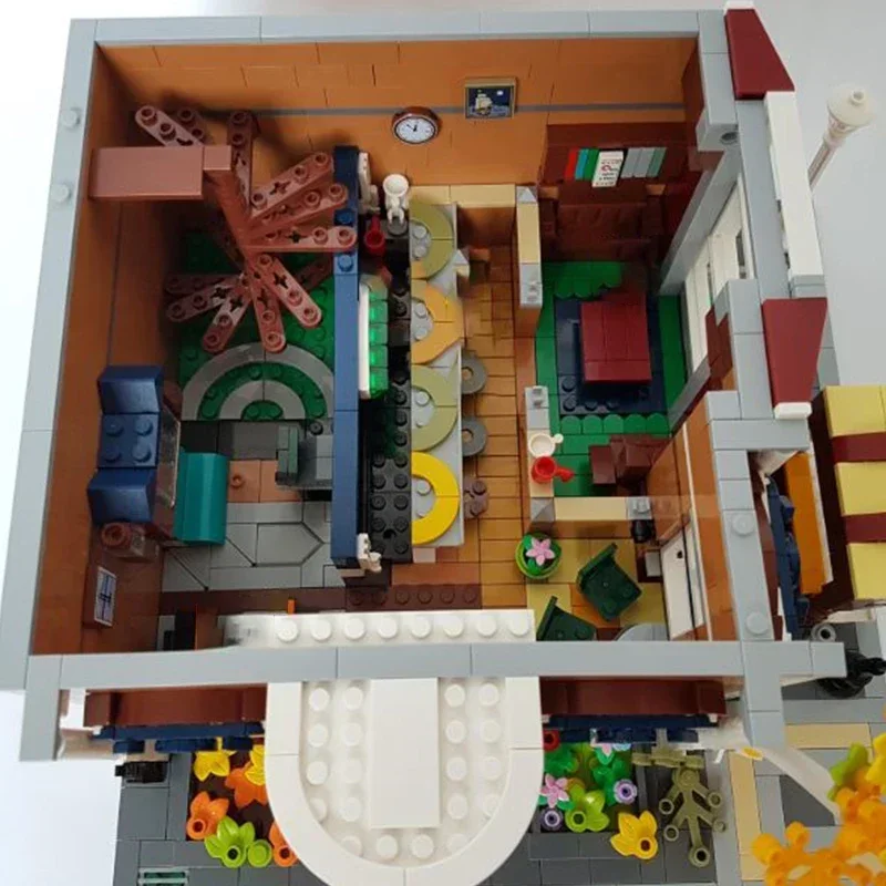 MOC Строительные блоки Уличный книжный магазин