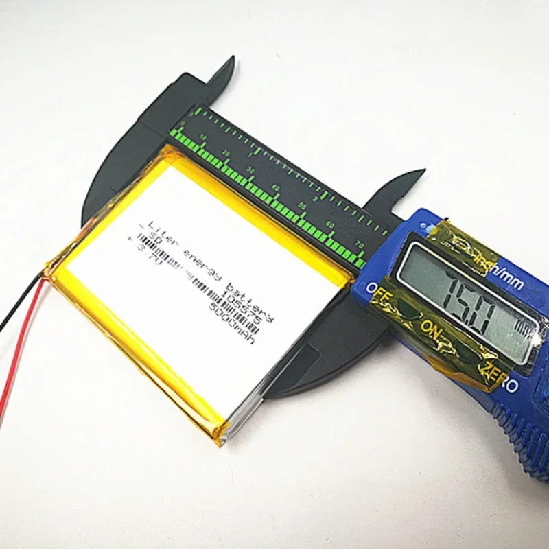 1 шт. 105575 3 7 В литий-полимерный аккумулятор 5000 мАч для DIY мобильной аварийной