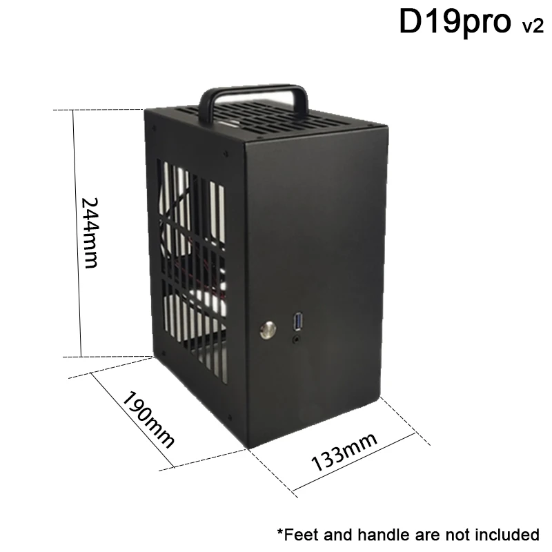 D19 Pro 6.1L A4 корпус SFX HTPC Mini ITX игровая компьютерная видеокарта RTX2070 I7 самый маленький