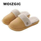 Женские плюшевые домашние тапочки DONGNANFENG для женщин, зимние и осенние меховые домашние теплые тапочки из ЭВА на плоской подошве из хлопка, размеры 36-45