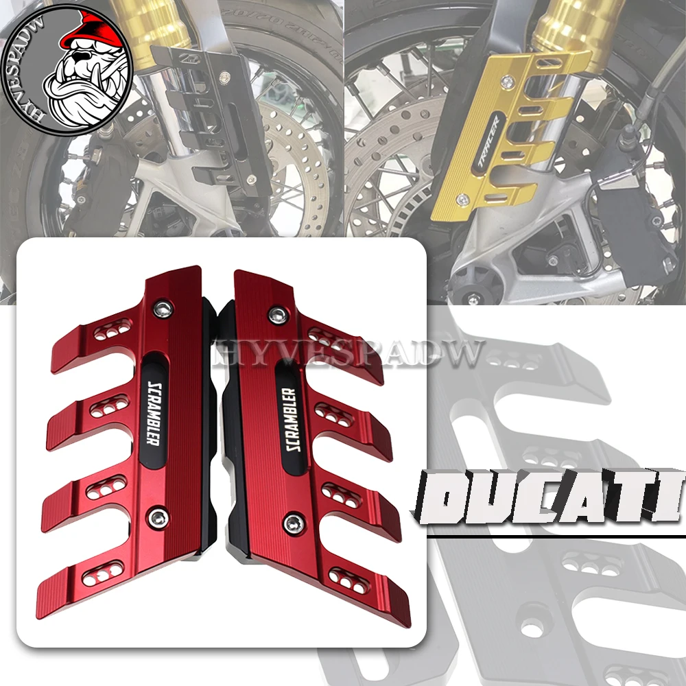 

Motorcycle Front Fender Side Protection Guard Mudguard Sliders For DUCATI Scrambler 1100/ Desert Sled Accessories universal
