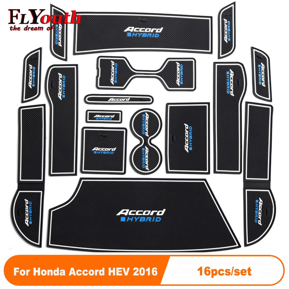 

16 шт./комплект, Противоскользящие коврики для дверей Honda Accord HEV 2016