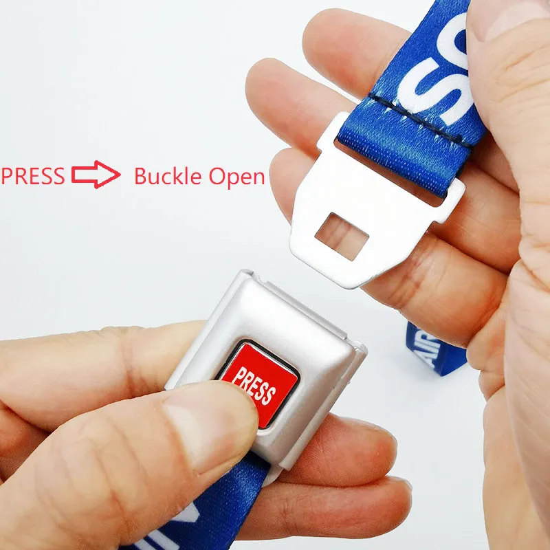 Пряжка ремня безопасности для авиапочты Италии авиакомпании Alitalia шнурок посадки