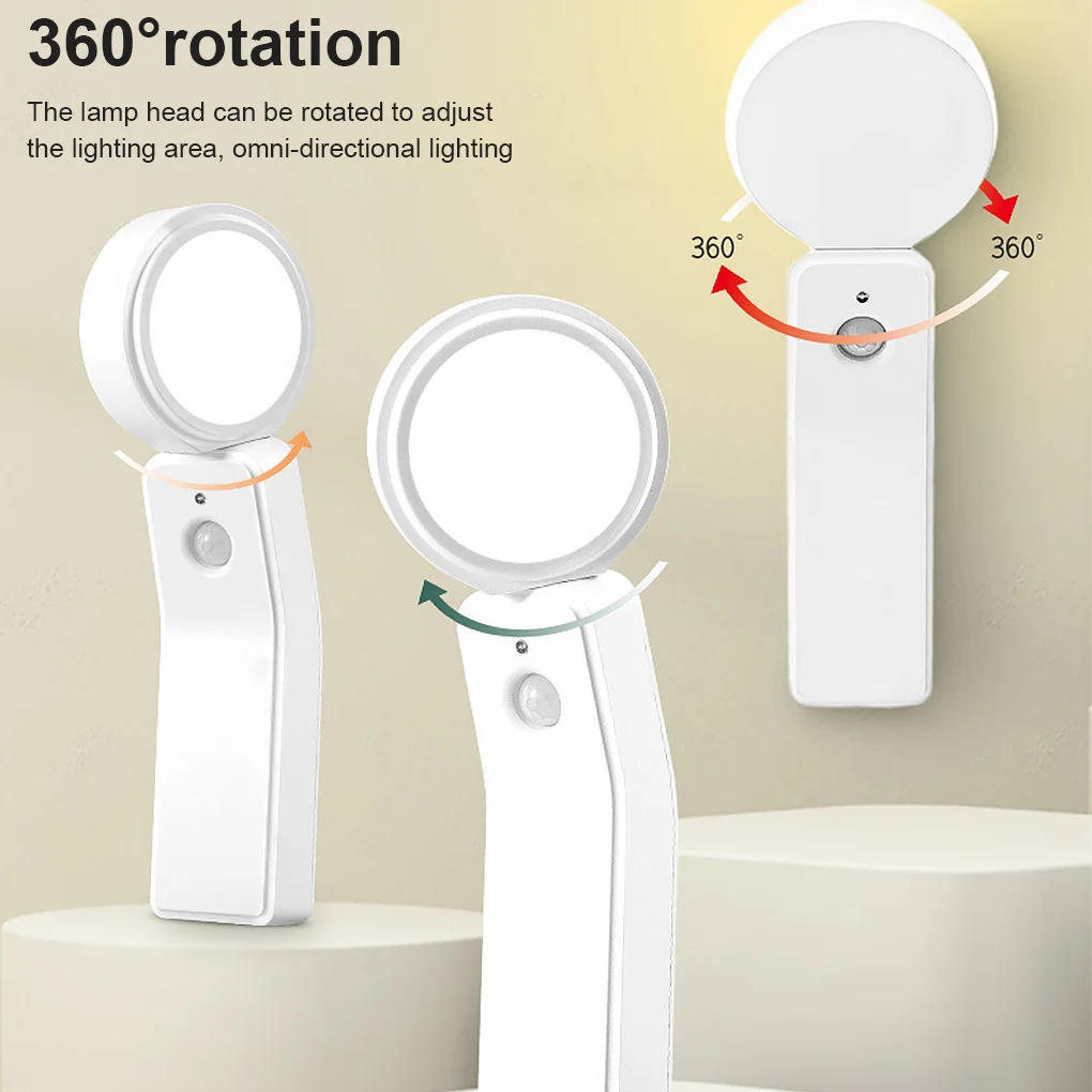 

Сенсорный перезаряжаемый настенный прикроватный светильник, портативный беспроводной ночник, уличный светильник для спальни, кухни, свети...