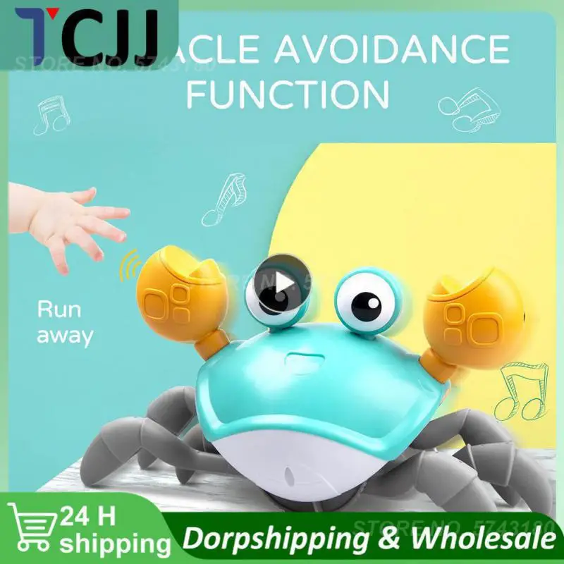 

1~5PCS Toy Crab Induction Escape Children's Electric Toy Charging Luminous Music Novelty Children's Gifts