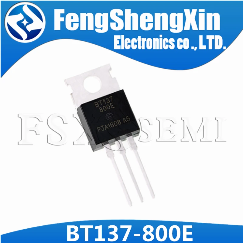 

100pcs/lot BT137-800E BT137 TO-220 Triacs