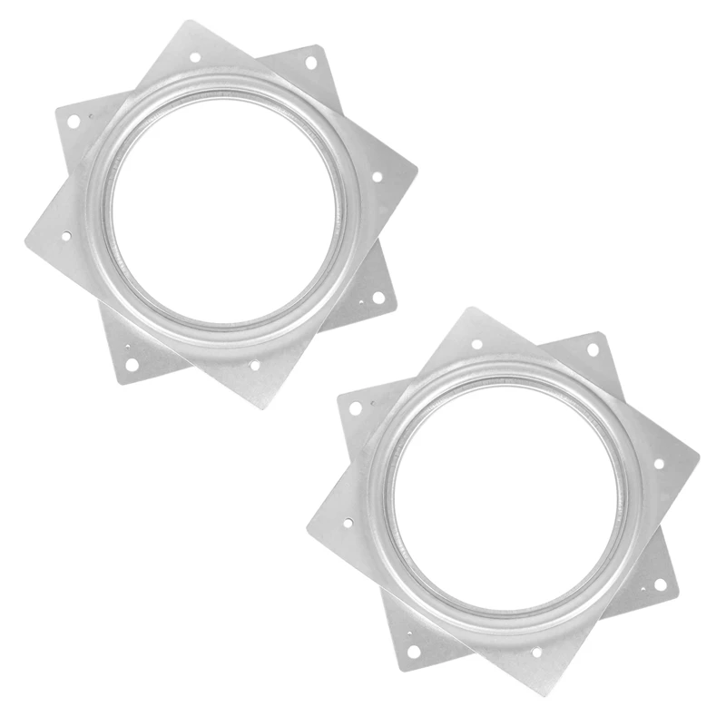 

2X вращающаяся металлическая пластина подшипника Lazy Susan-155X155X9 мм