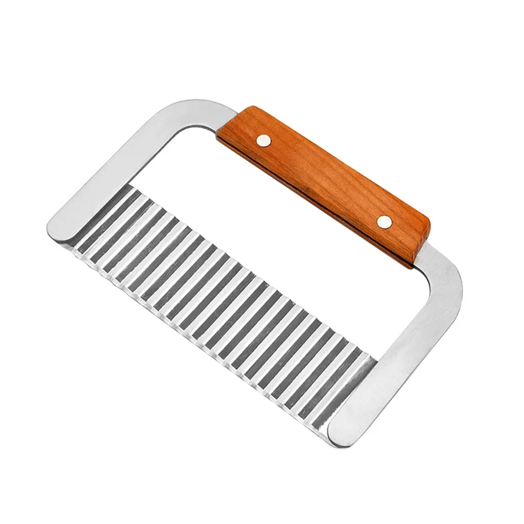

Chip Crinkle Fries Hand Wavy Fry Chipper Potato Tool Tool Blade Vegetable Kitchen，Dining & Bar