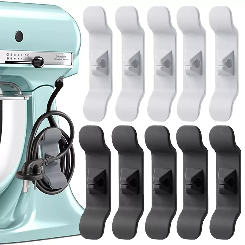 

5/10pcs Kitchen Appliances Cord Wrapper Cable Wire Cord Storage Organizer Air Fryer Coffee Machine Wrap Cable Protector Winder