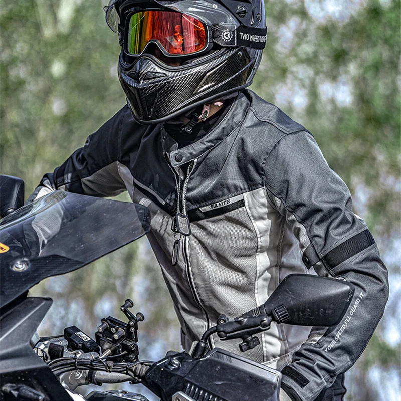 Летняя новая мотоциклетная куртка дышащая сетчатая противоскользящая Защитная