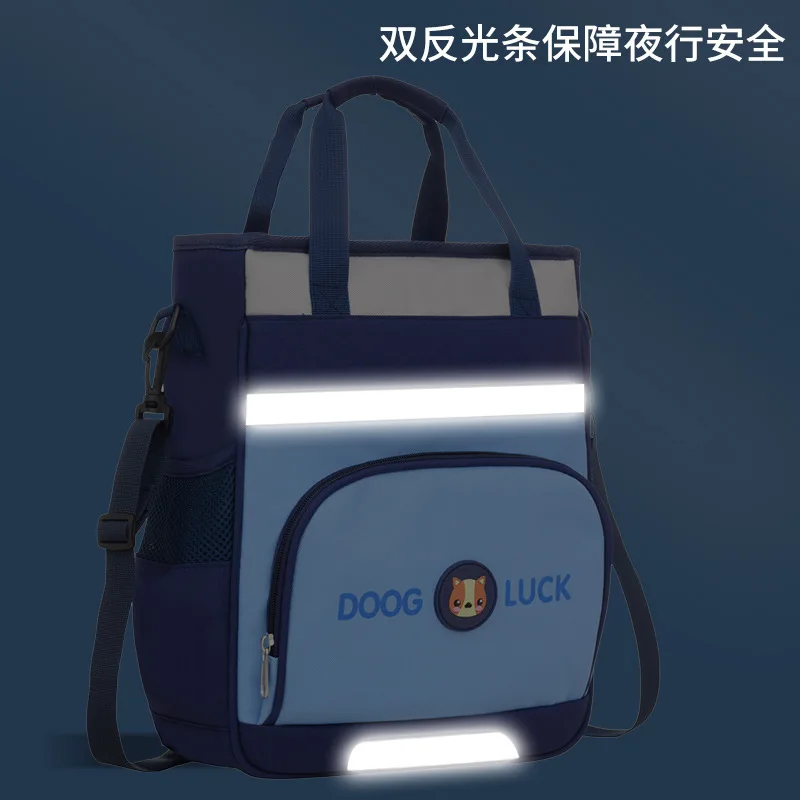 New Schoolbag Children's Tutoring Bag Oblique Straddle Handheld Shoulder Art Training and Tutoring Class Wholesale of Student