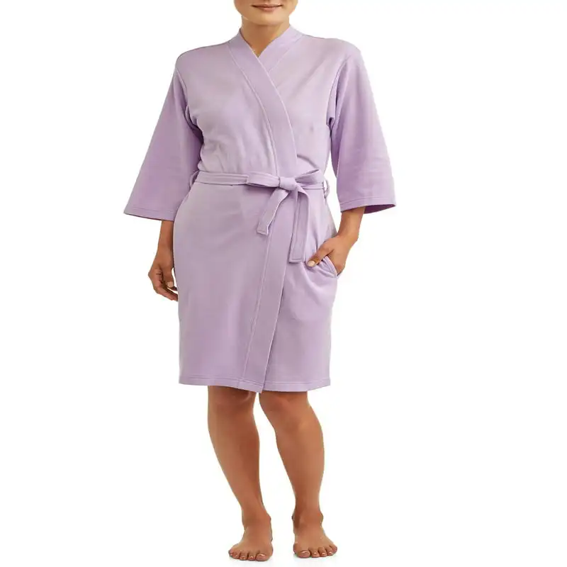 

and Women's Plus Waffle Wrap Robe