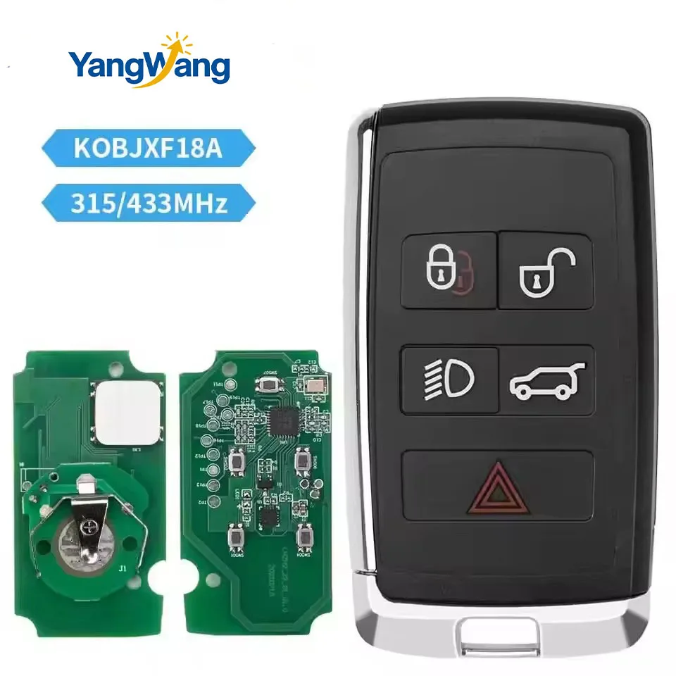 Фото YW KOBJXF18A 315 МГц PEPSFOB 433 МГц ID49 Проксимити-ключ-пульт для автомобиля Land Rover Velar Range Discovery 2017-2020 №1