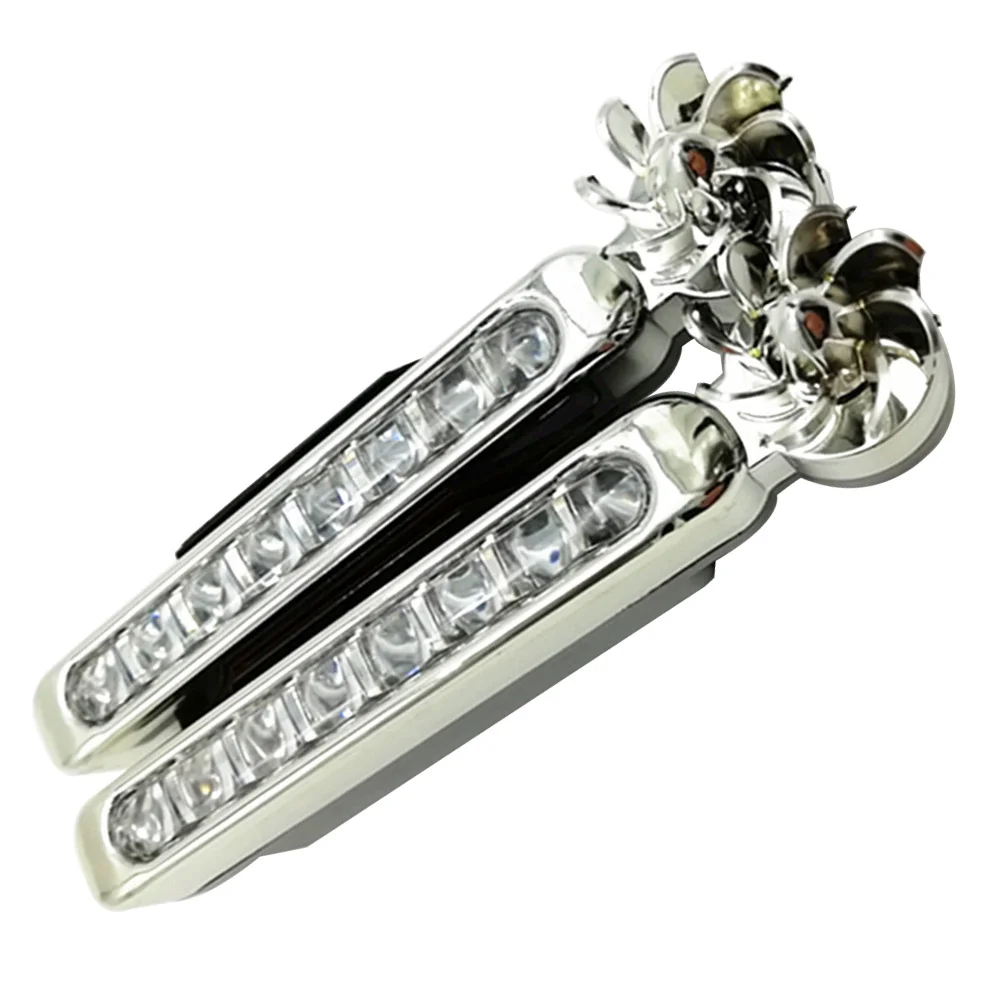Lights Running Light Car Wind Power Auto Ledheadlights Daytime Decorative