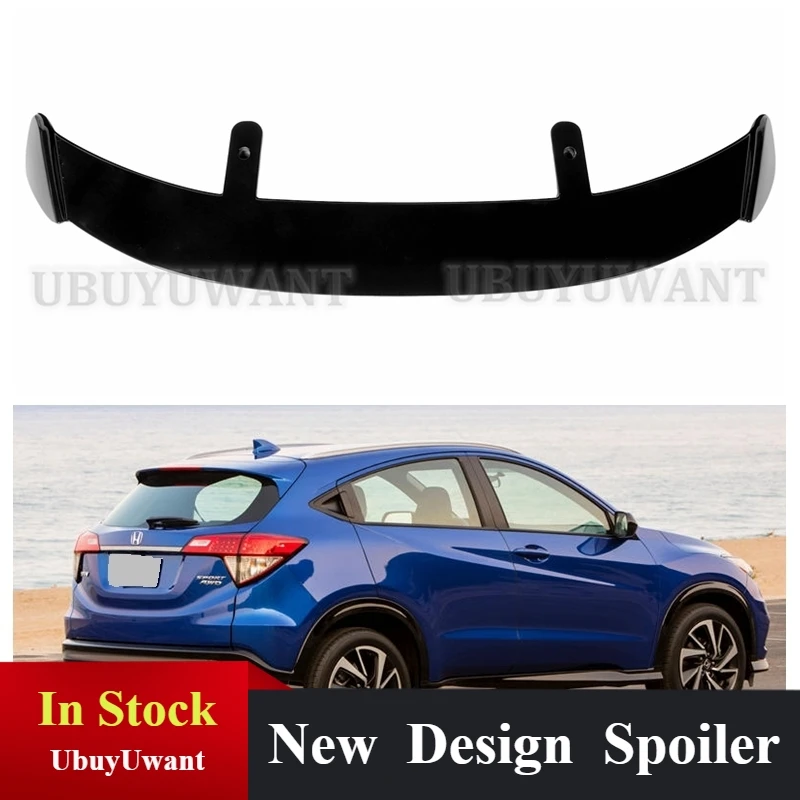 

Спойлер для Honda HR-V VEZEL HRV, универсальный спойлер для хэтчбека из высококачественного АБС-пластика, цветной задний спойлер для заднего крыла а...