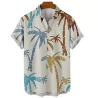 male clothes simple fashion casual single breasted summer beach short sleeve quick dry top camisa 5xl 2022 mens hawaiian shirt