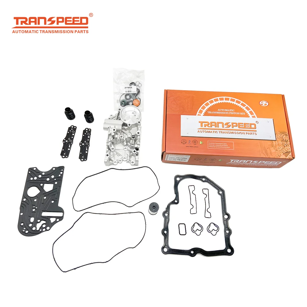 TRANSPEED-Kit de reparación mecatrónica de transmisión automática DQ200 0AM DSG, filtro de junta de carcasa, Kit de cubierta de anillo de goma para Audi, Skoda