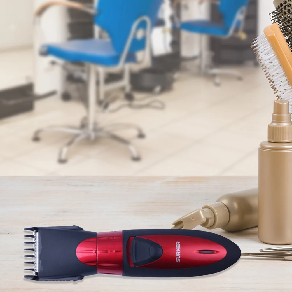 

Professional Rechargeable Hair Trimmer Waterproof Electric Hair Clipper Barber Haircut Machine Barber Edge Pivot Motor