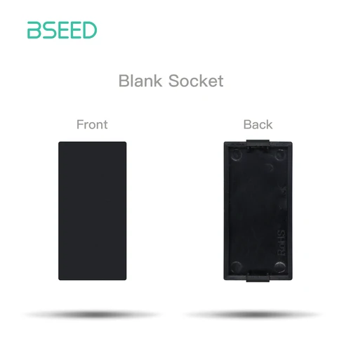 Bseed Wall Internet Cat5 Socket Piezas de marco de plástico Puerto de carga USB TV Función de interfaz de satélite Combinación de bricolaje