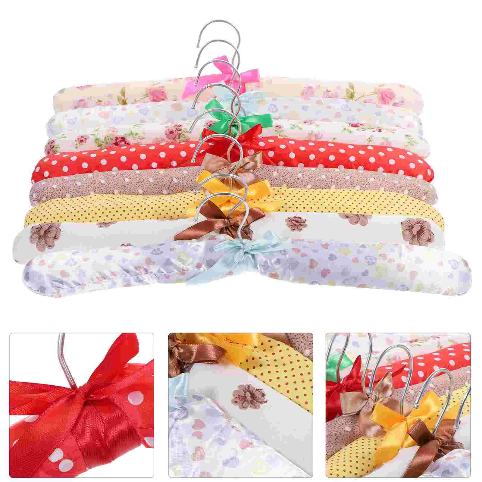 

Hangers Clothes Hanger Padded Coat Wedding Wood Suit Satin Cloth Nonlaundry Clothing Dress Wooden Closetsweater Sweaters Rack