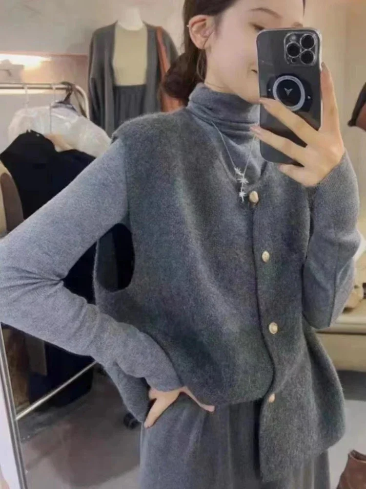 Colorfaith новинка 2024 шикарный элегантный женский жилет в консервативном стиле