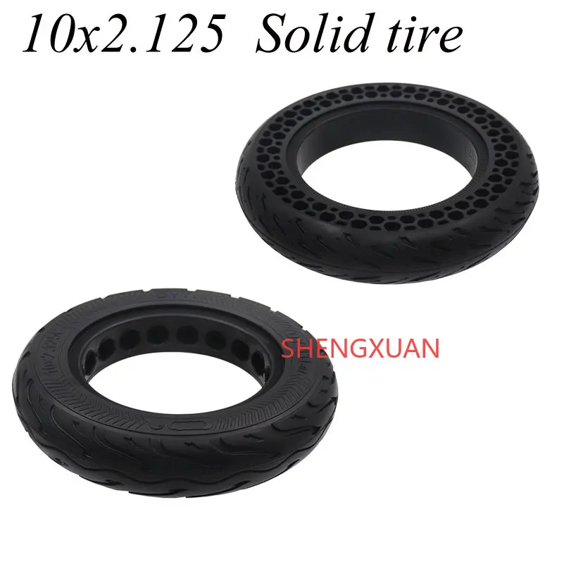 

Новинка 10x2,125 однотонная шина 10*2,125 шина для электрического скутера сотовая однотонная шина Электрический балансировочный скутер бескамерн...