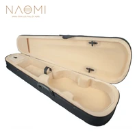 naomi violin case18 14 12 34 size professional triangular shape violin hard case yellow inside violin parts