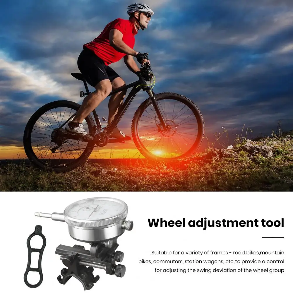 

Инструмент для ремонта велосипедов, инструмент для колес велосипеда, универсальный индикатор колес велосипеда, компактный портативный инструмент для легкой настройки колес