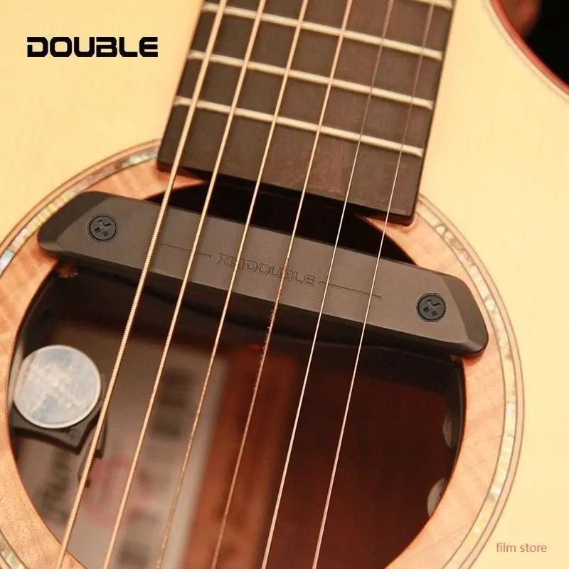 

DOUBLE guitar folk sound hole pickup hole-free X1 double coil X1Pro double pickup tape beating board