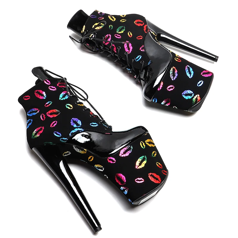 Замшевые ботинки Leecabe 20 см/8 дюймов с лакированной верхней платформой трендовые