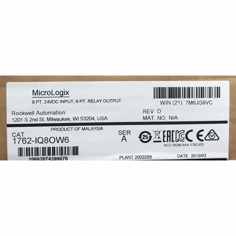 

Новая оригинальная упаковка 1762-IQ8OW6 гарантия 1 год {№ 33 склад Спот} немедленная отправка