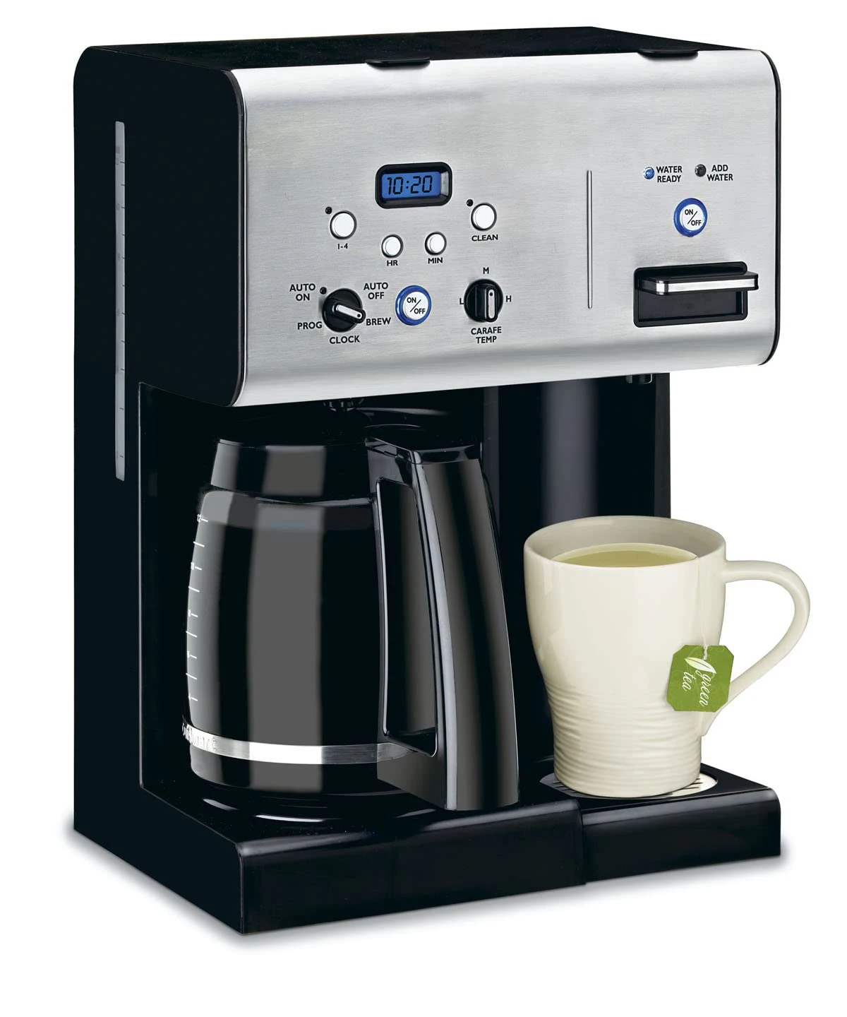 

12-Cup Hot Water Coffee Maker, Black/Stainless（USA STOCK）