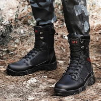 hot sale waterproof breathable combat boots for men warm army boots comfortable security boots winter military boots